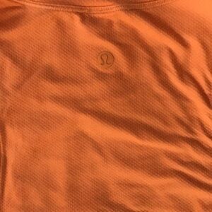 Lululemon Athletica Tangerine Muscle Tee
